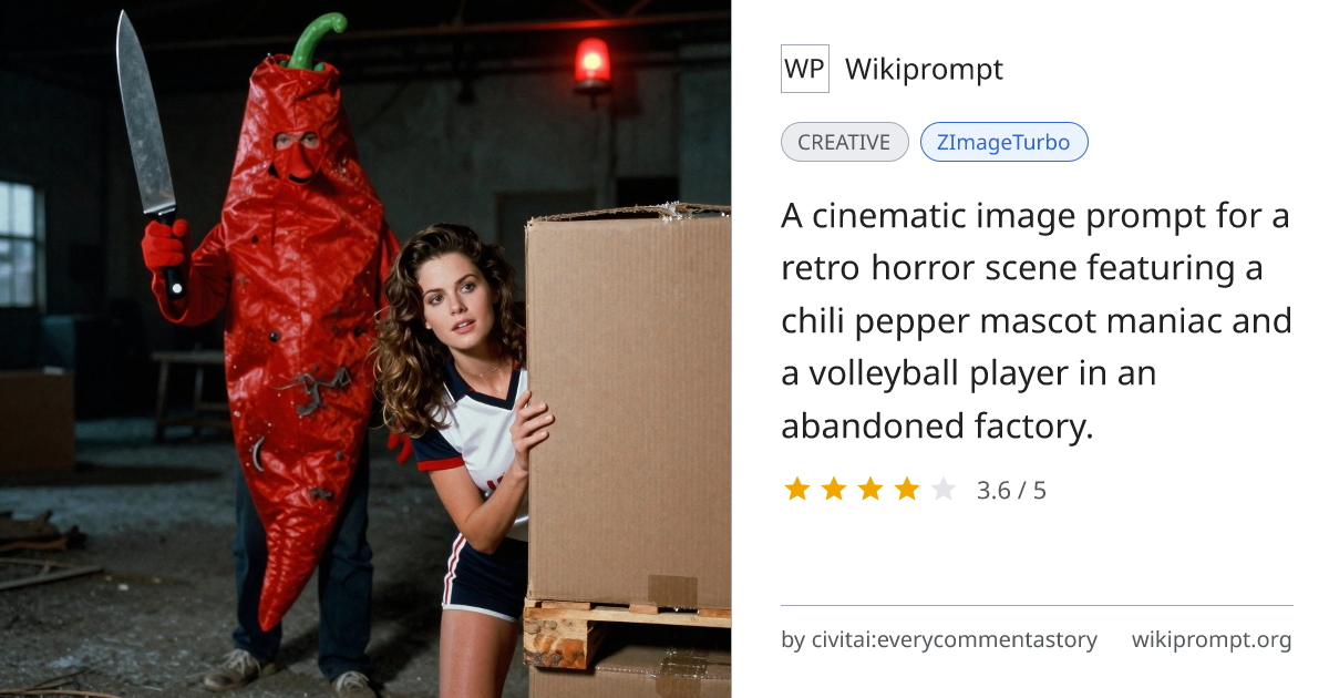 1990s Horror Movie Still: Chili Pepper Maniac | Wikiprompt