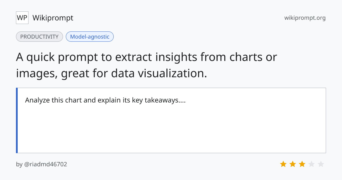 AI Task-Matching Cheat Sheet: Image Chart Analysis | Wikiprompt