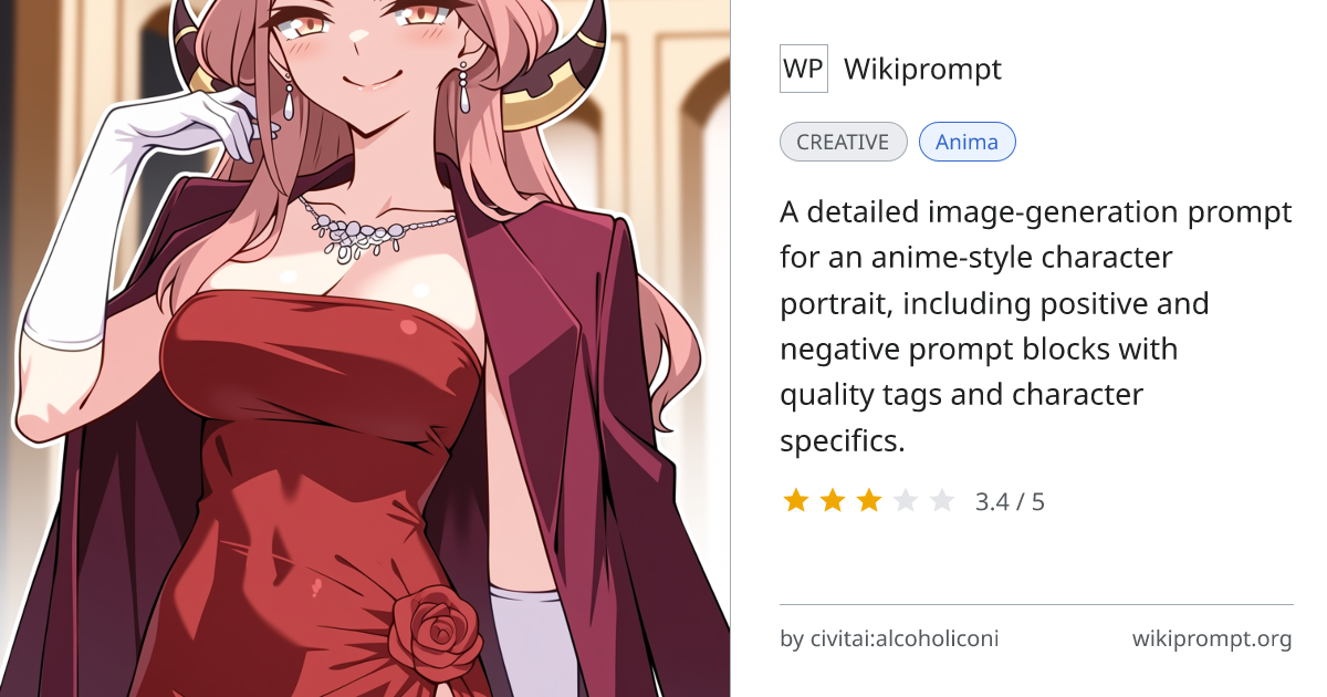 Anima-style Blue Archive character portrait prompt | Wikiprompt