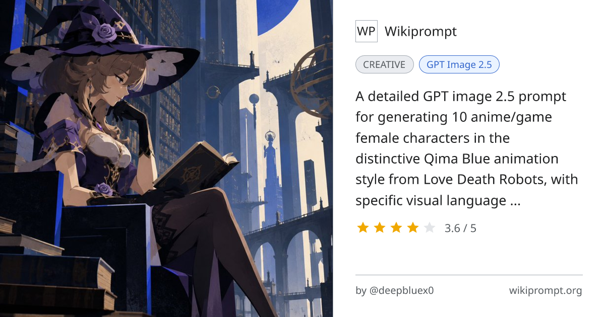 Anime/Game Female Characters in Love Death Robots Qima Blue Style ...
