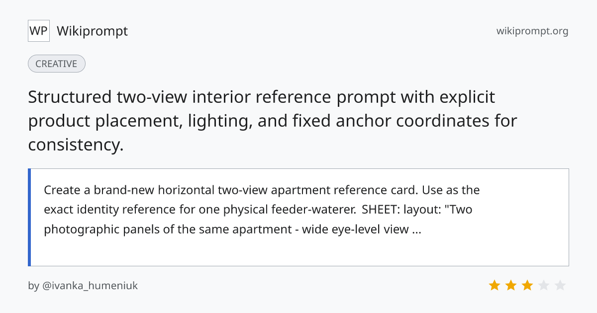 Apartment map: two-view location reference card | Wikiprompt