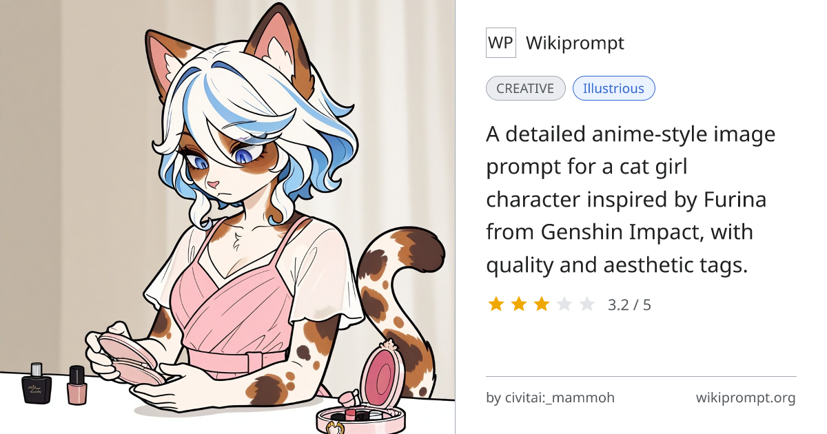 Cat Girl Character Prompt | Wikiprompt