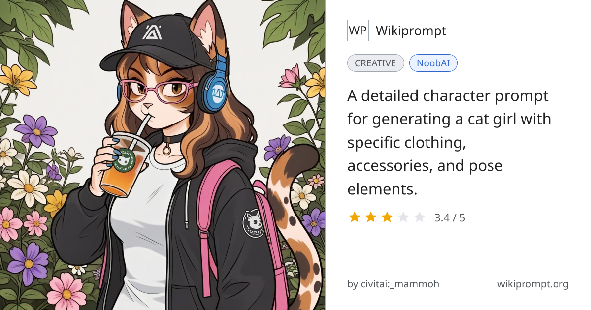 Cat Girl Character Prompt | Wikiprompt