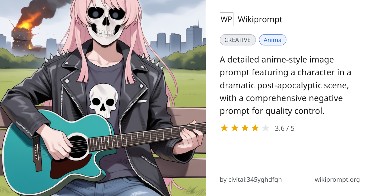 Chihaya Anon Cowboy Shot with Burning City | Wikiprompt