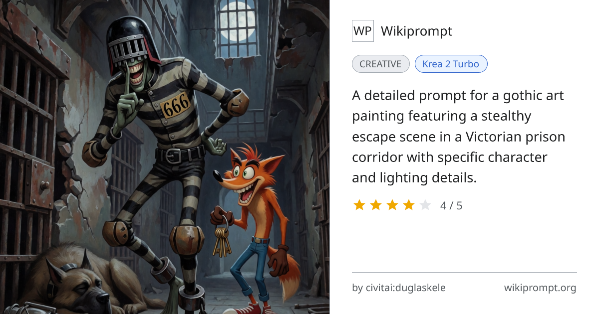 Contemporary Gothic Prison Corridor Painting | Wikiprompt