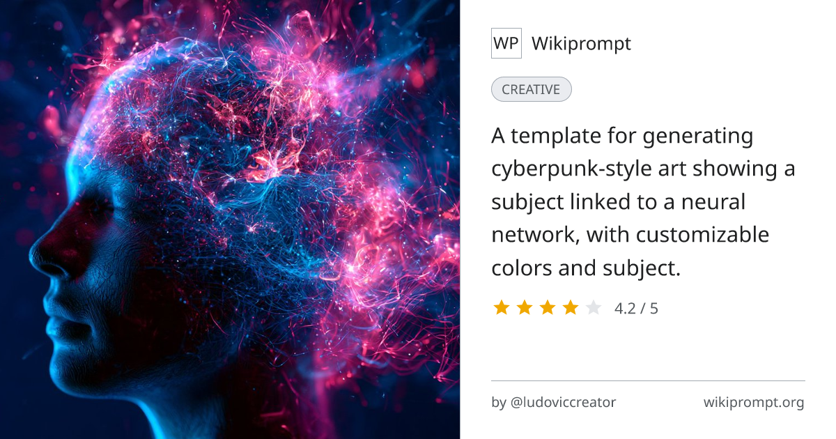 Cybernetic Neuro Nexus Art Prompt | Wikiprompt