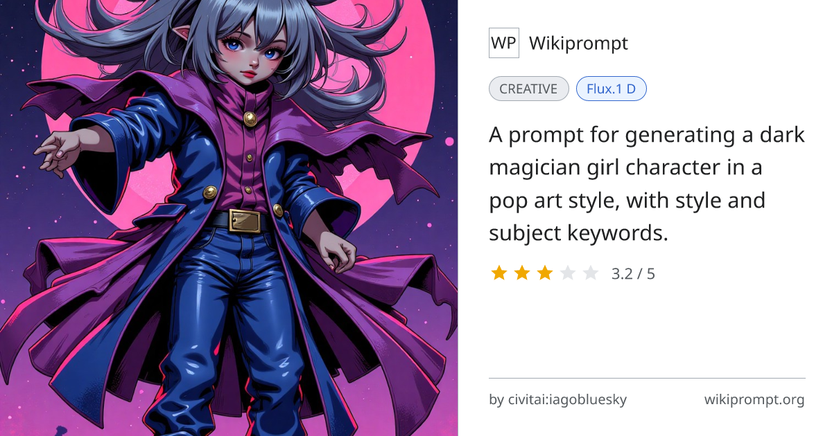 Dark Magician Girl Pop Art Style | Wikiprompt