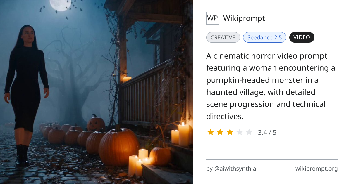 Halloween Horror: Pumpkin Monster Chase | Wikiprompt