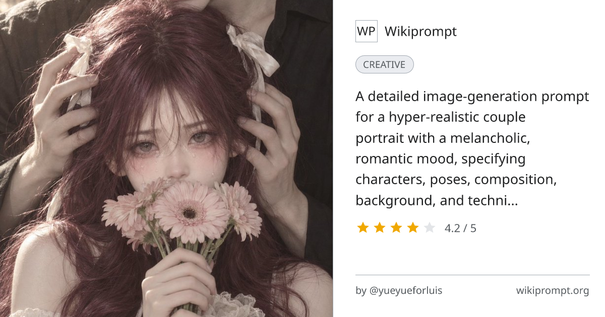 Hyper-realistic Couple Photography with CCD Film Aesthetic | Wikiprompt