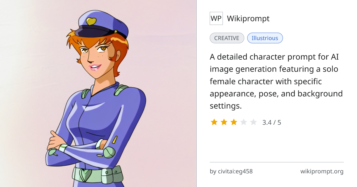 Illustrious Character Prompt: Crimson Captain | Wikiprompt