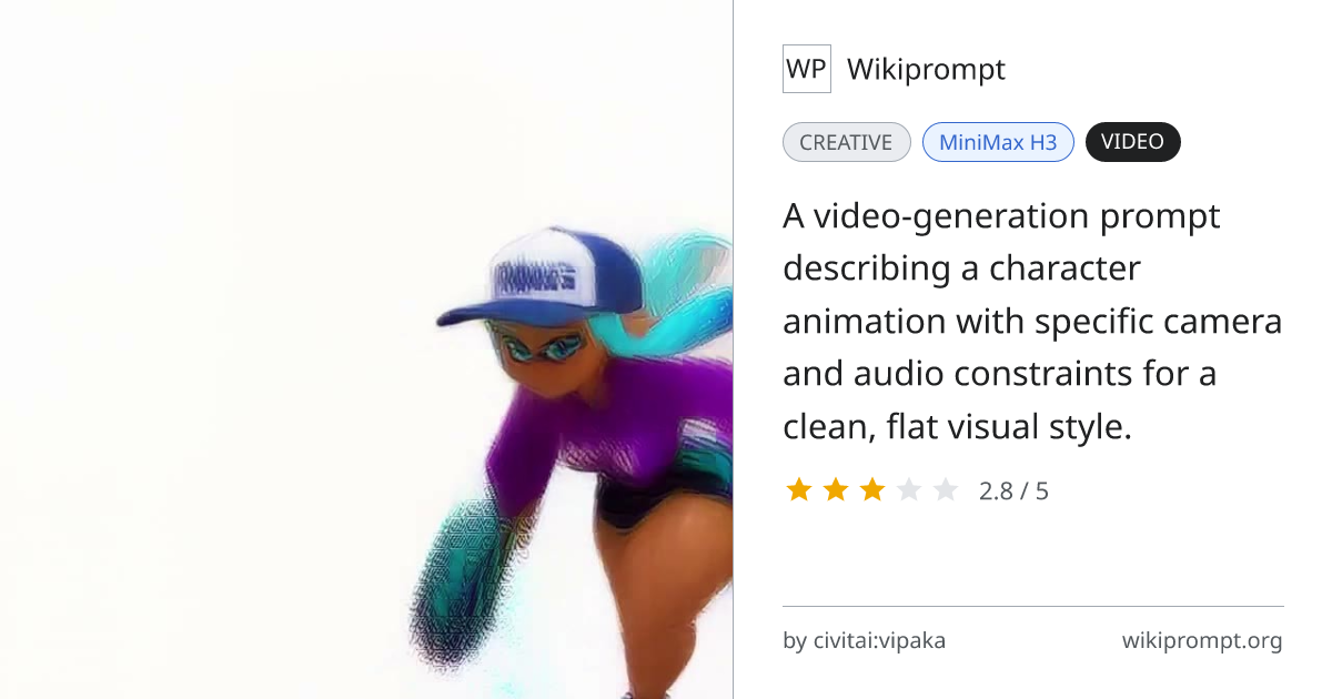 Inkling Girl Paint Gun Buzz Animation Prompt | Wikiprompt