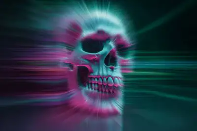 Pulsating Chromatic Resonance Art Prompt