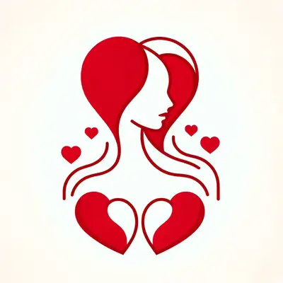 Minimalist Three-Hearts Object Template