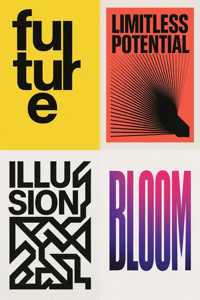 Experimental Typography Poster Generator