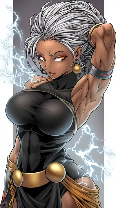 Midjourney Comic Book Superheroine Style Reference