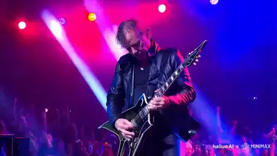 Electric Guitar Solo on Stage