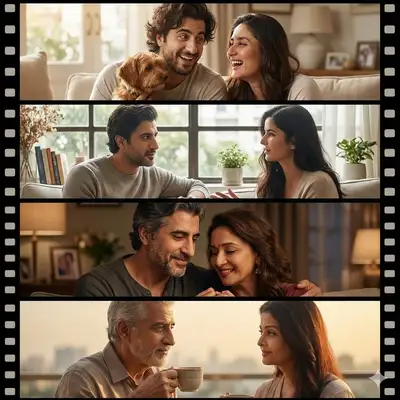 Cinematic Life-Journey Portrait in Four Frames
