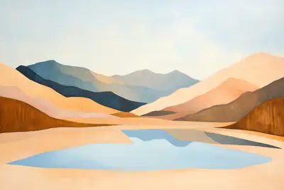 Minimalist Abstract Landscape Prompt