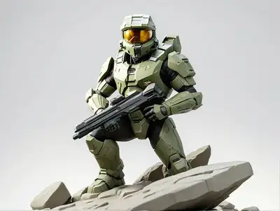 3D Character Figurine Render Prompt
