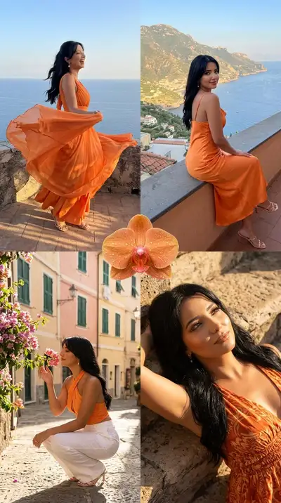Ultra-Photorealistic Summer Fashion Mood-Board Collage