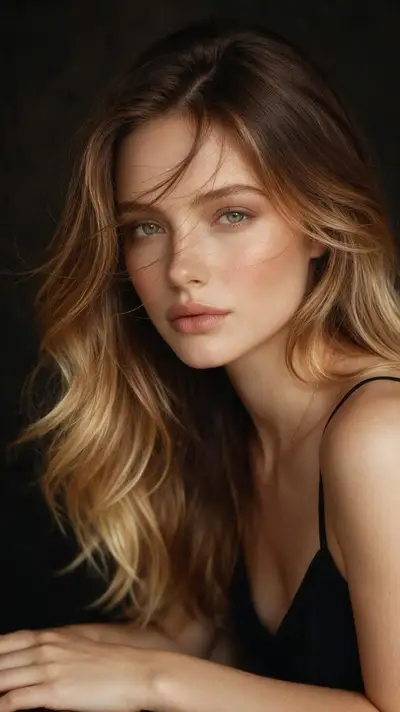 Ultra-realistic close-up beauty portrait prompt