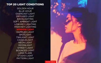 Window Light Portrait Prompt