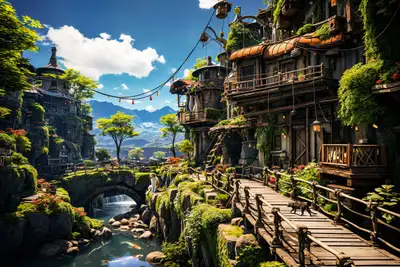 Studio Ghibli Real-Life Scene