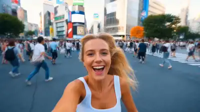 Cinematic Tokyo Travel Vlog Prompt