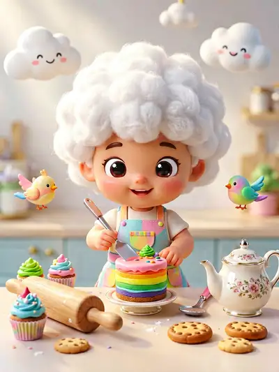 Toddler Baker Toy Photography Prompt