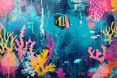 )anneau d'art graffiti éthéré
