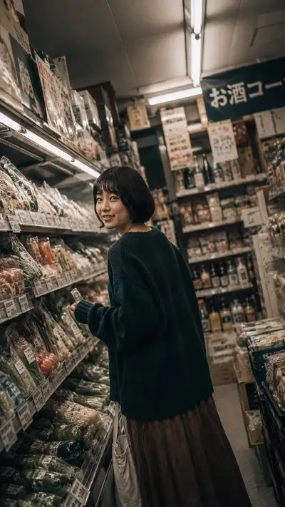 Cinematic Rainy Japanese Street Portrait