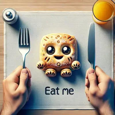 Monster Pastry Dining Scene