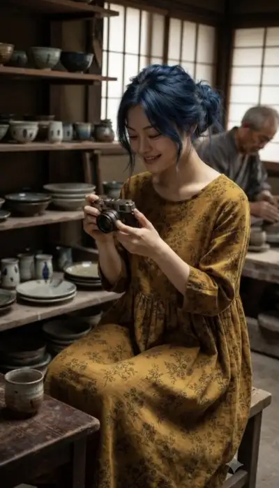 Artisan Pottery Studio Portrait