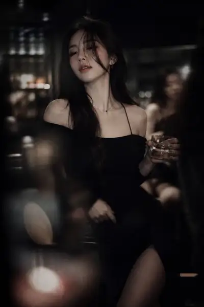 Low-Light Cinematic Portrait of K-Idol