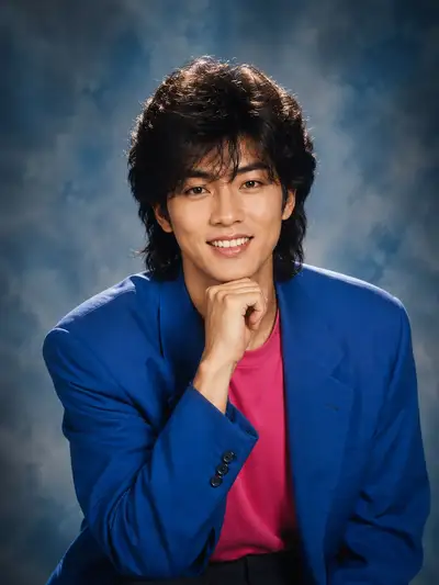 Retro 1990s Celebrity Yearbook Studio Portrait
