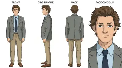 Character Turnaround Style Transfer