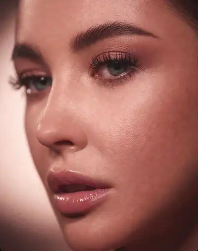 Macro Portrait of Woman with Striking Gaze