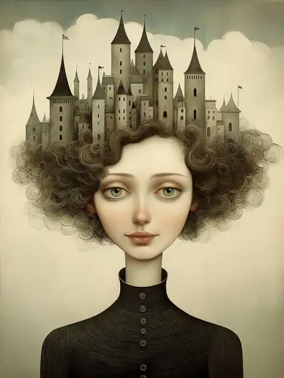 Whimsical Surreal Portrait Prompt