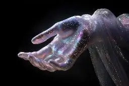 Glowing Particles Photography Prompt