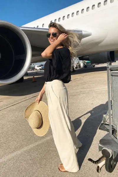 Airport Tarmac Candid Photo Prompt