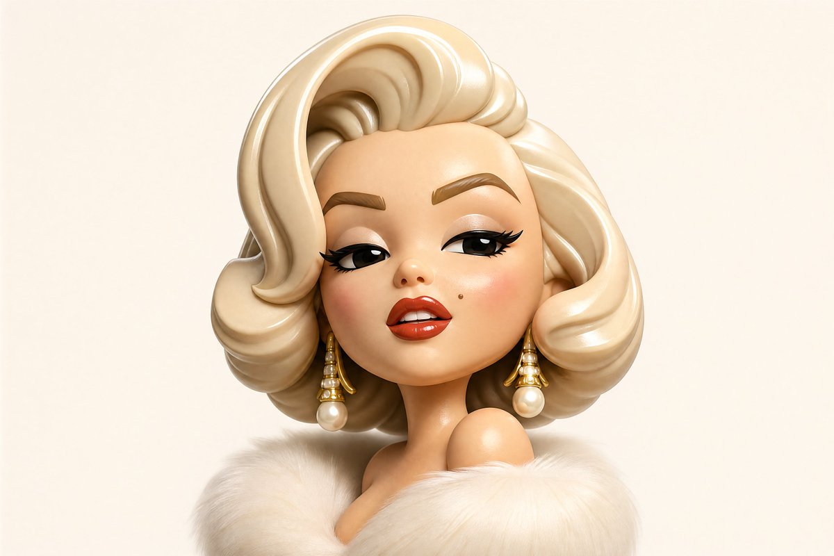 Portrait to designer-toy 3D cartoon avatar