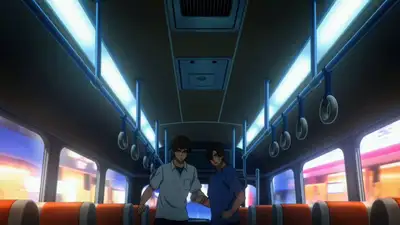 Anime Fight Scene on Tokyo Bus