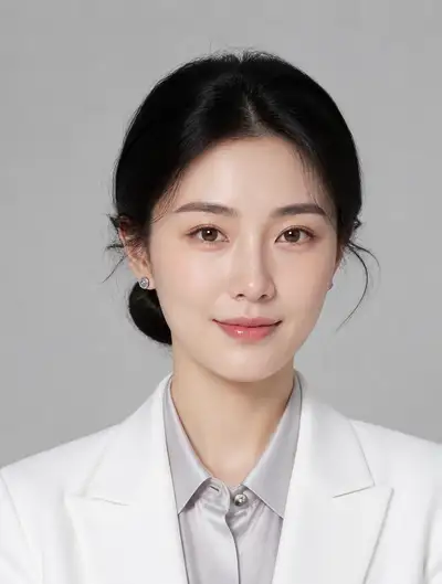 Realistic Asian professional headshot prompt, Chinese