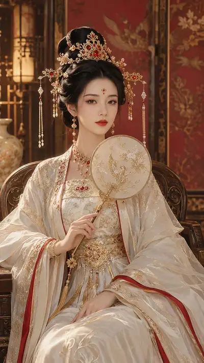 唐朝奇幻贵族女子人像