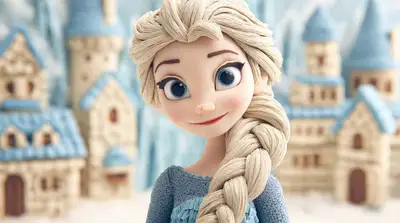 Claymation Elsa Video Prompt