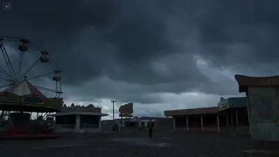 Abandoned Amusement Park Storm Encounter