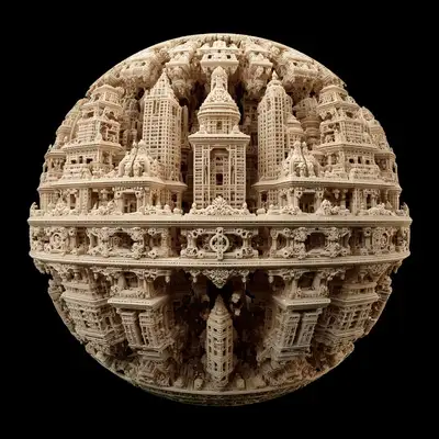 Apollonian Packing Sphere Sculpture