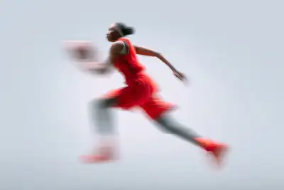 Motion blur silhouette advertising photography template prompt