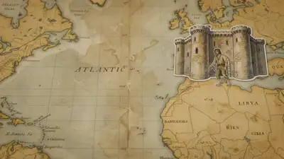 Vox-Stil historischer Dokumentarfilm-Animation Prompt