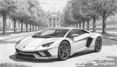 Sketch to Photorealistic Lamborghini Video
